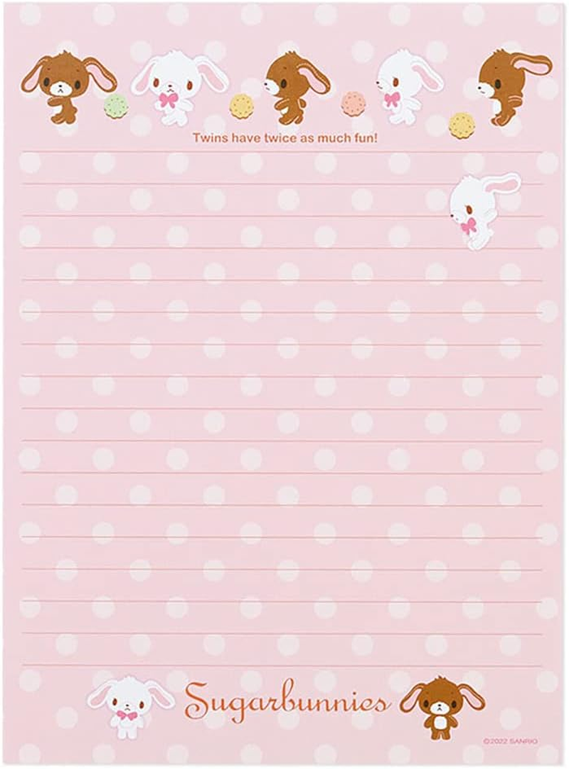 Sanrio 672971 Sugar Bunny Letter Set (Memories Sanrio Heisei Design), One Size image number 6