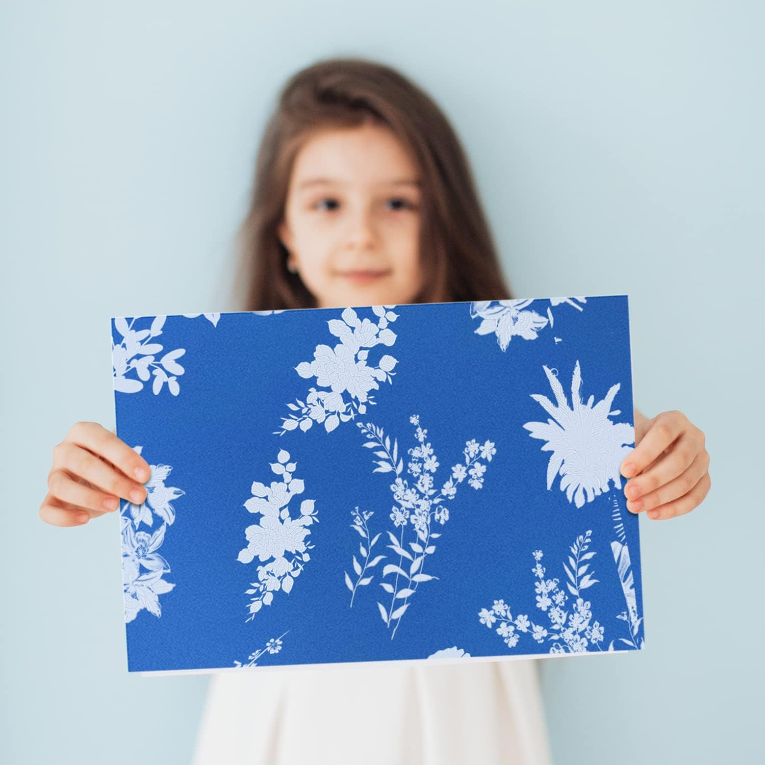 KINBOM 32Pcs Cyanotype Paper, Sun Print Paper Light Sensitive Paper Photography with Acrylic Sheet for DIY Crafts Projects image number 4