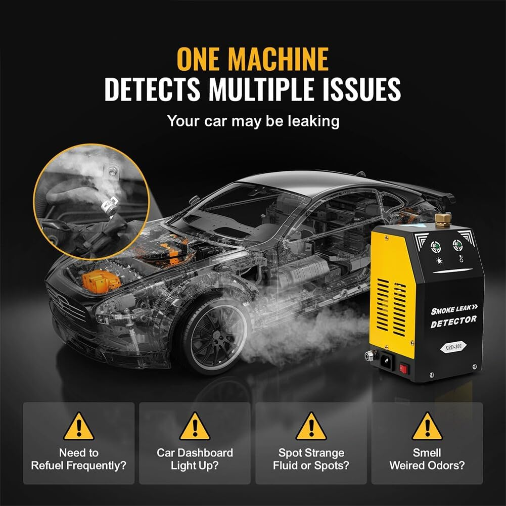 New Automotive Smoke Machine Leak Detector EVAP Fuel Smoke Machine Leak Tester image number 1