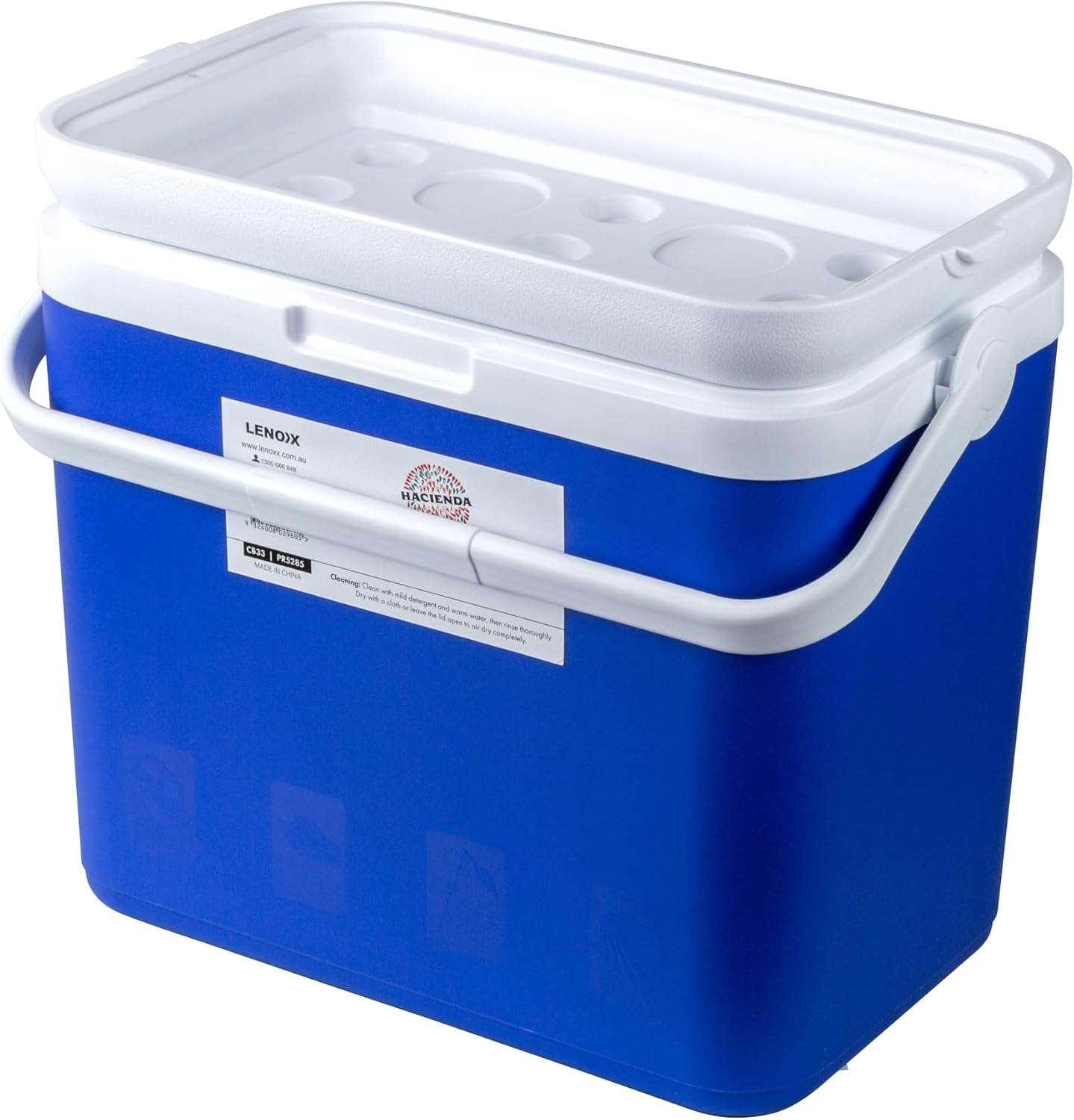 Hacienda 33L Portable Cooler Box with Easy Transport Carry Handle, Detachable Lid, Durable 30Kg Capacity Build, Reliable Insulation, Compact Lightweight Design for Camping & Picnics image number 1