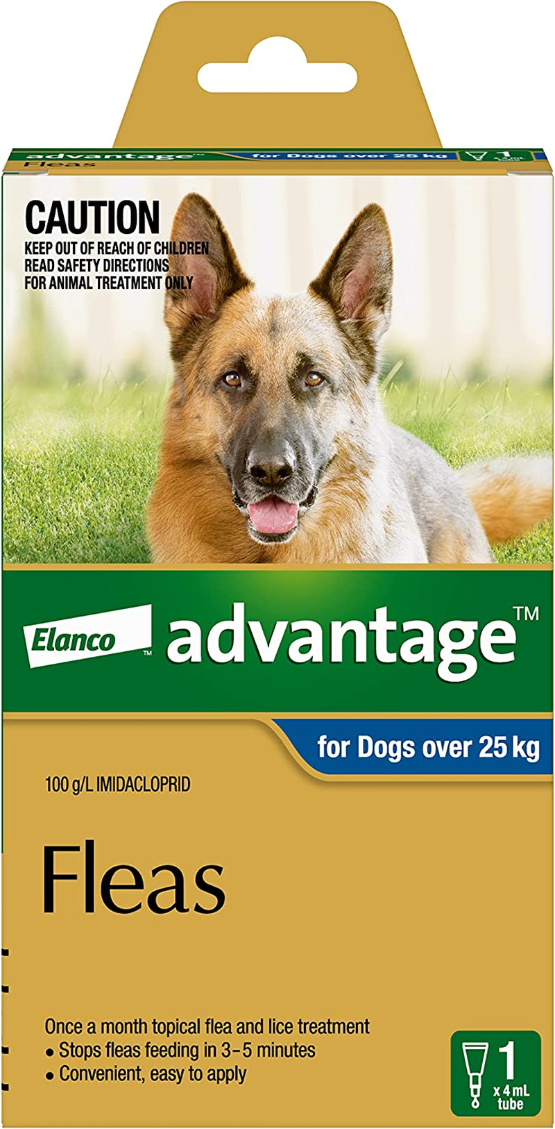 Advantage Fleas for Dogs over 25Kg - 1 Pack