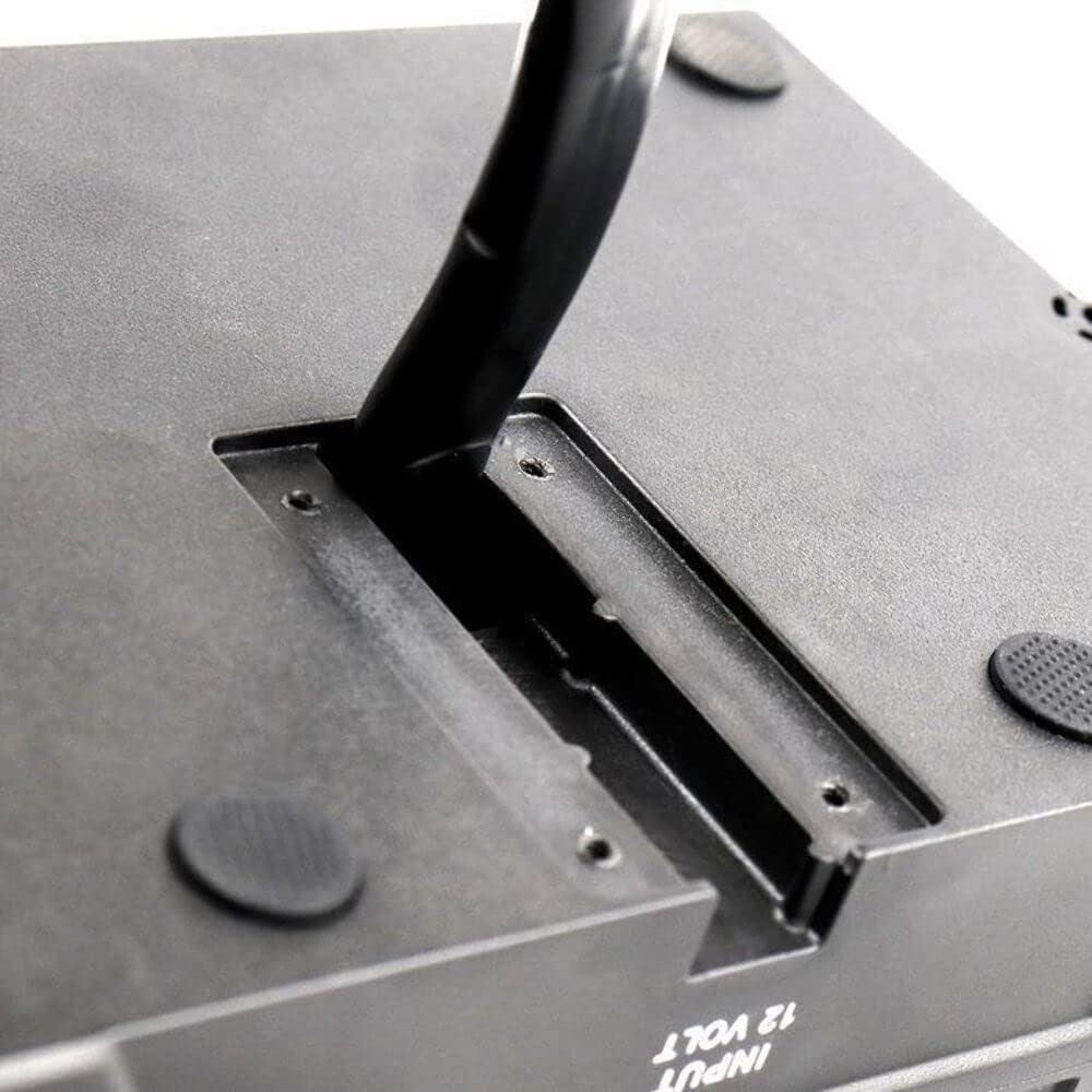 Kickass 12V/DC Mini Power Box - DC Distribution Box- Anderson Input - Solar - Travel Friendly Charge 11 Devices - 6 USB Ports for Ultimate Charging - Built in LED Light - LED Volt Meter - Dust Cover