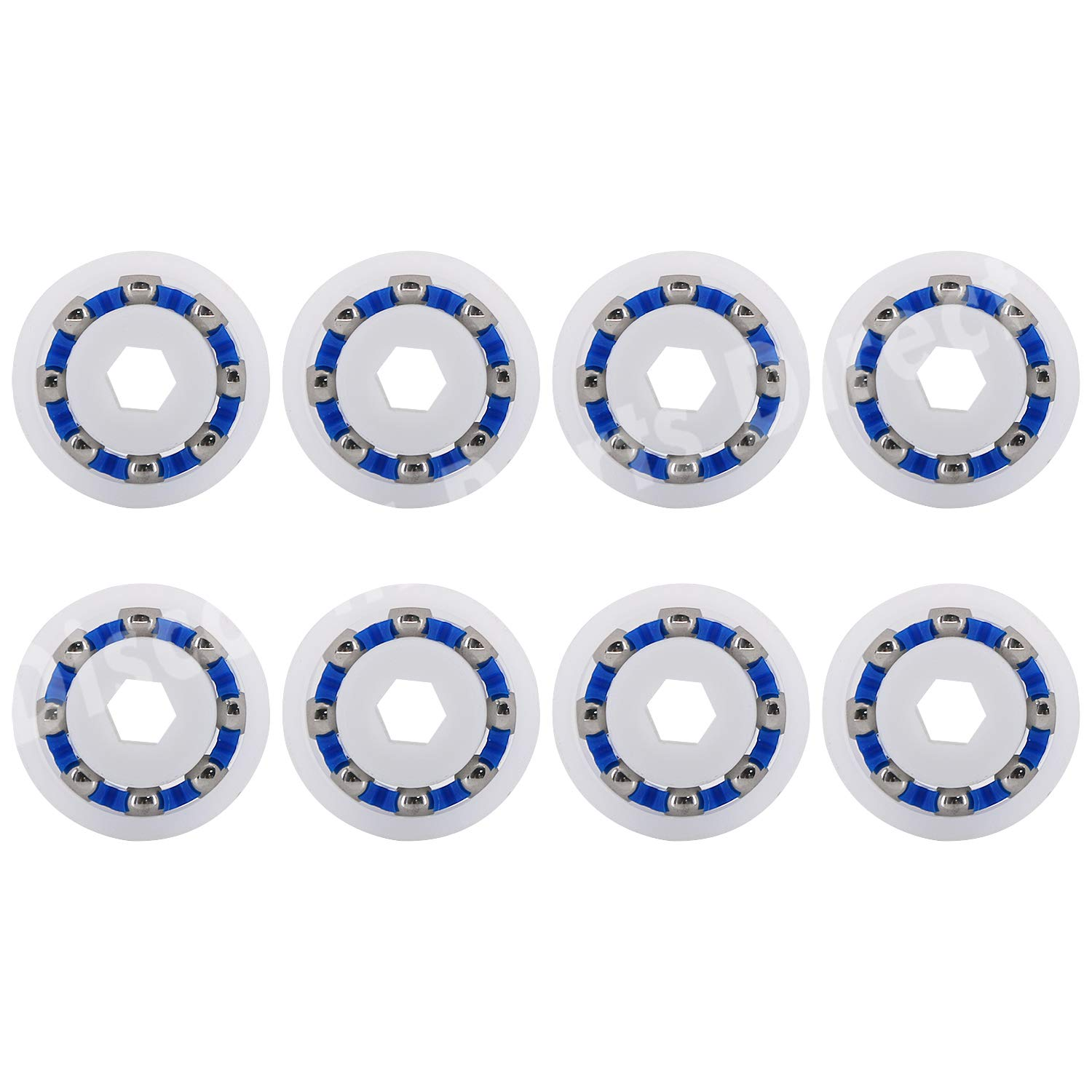 8 Pack Poolsupplytown Wheel Ball Bearing 9-100-1108, for Polaris Pressure Pool Cleaner 360 380 3900 Sport, ATV Pool Cleaners image number 3