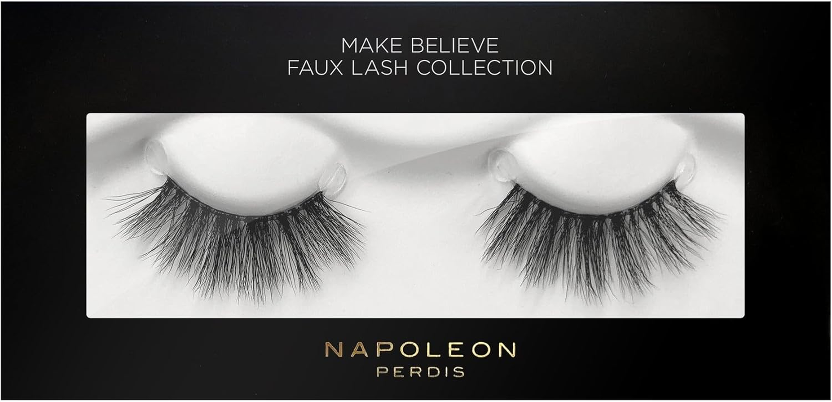 Napoleon Perdis Lashes for the Gram | Lightweight False Eyelashes for Natural Volume & Definition | Vegan | Strip Lashes | Black