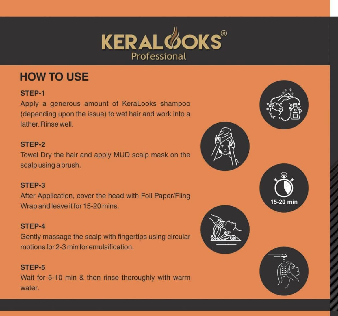 Keralooks Professional&reg; Scalp & Hair Mask |MUD SPA| (500Ml) image number 1