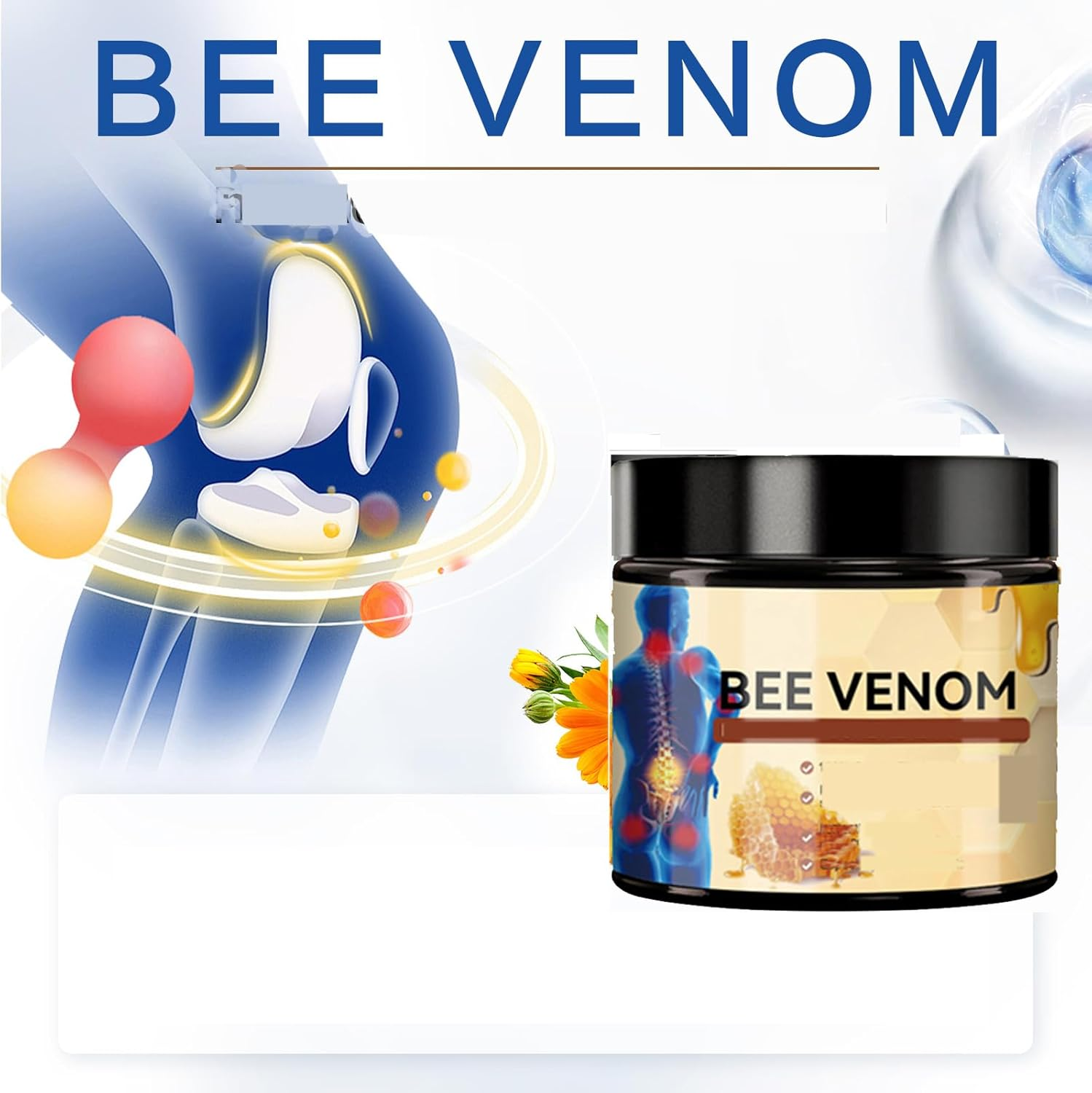 Bee Venom Cream Australia for Hands, Knee,Back, Neck (60G (Pack of 2)) image number 6