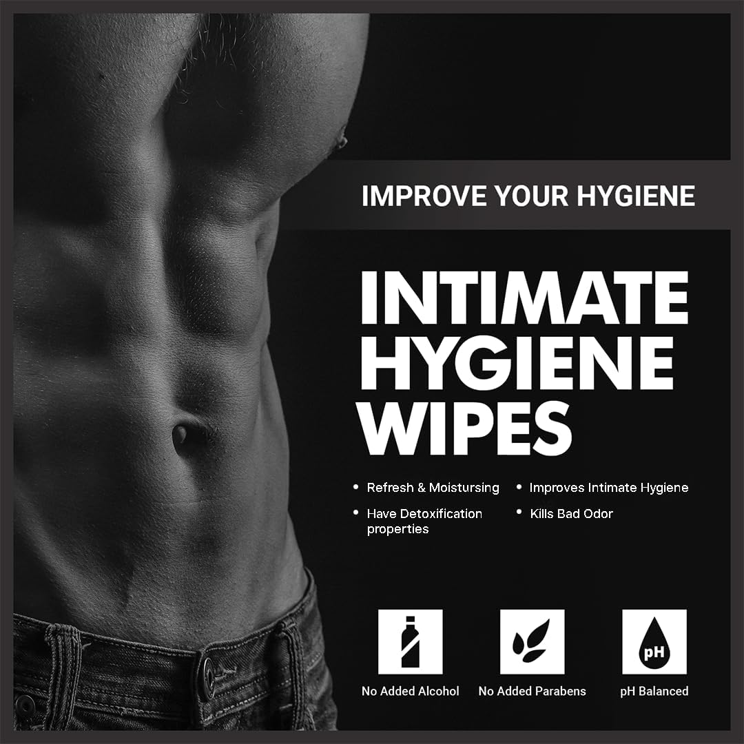 Skin Elements Men'S Intimate Hygiene Combo with Passion Fruit 120 Ml+ 30 Wipes Ph Balanced Foaming Hygiene Wash Prevents Irritation & Bad Odor