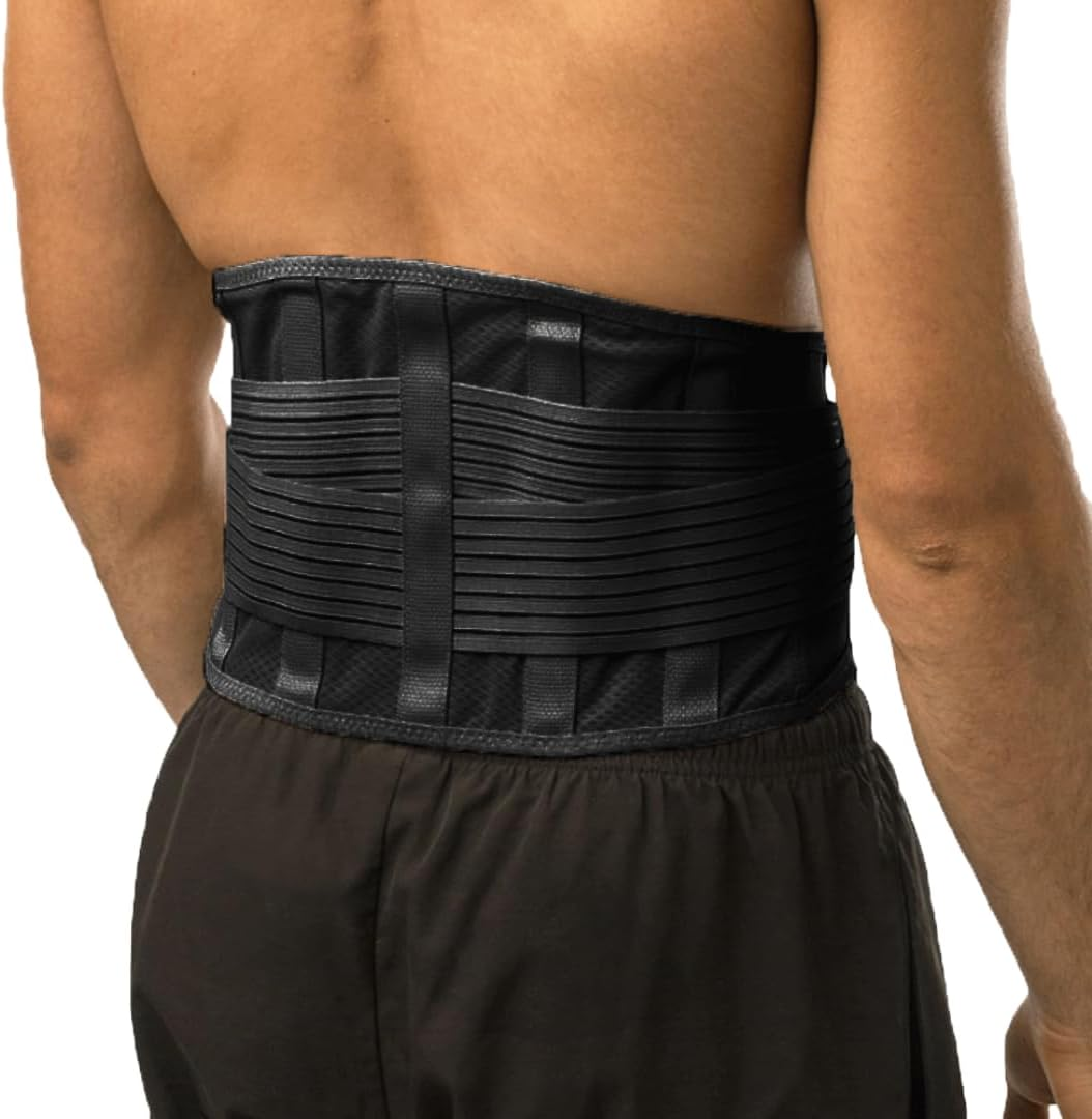 Thermoskin Adjustable Back Stabiliser, Black, XL image number 1