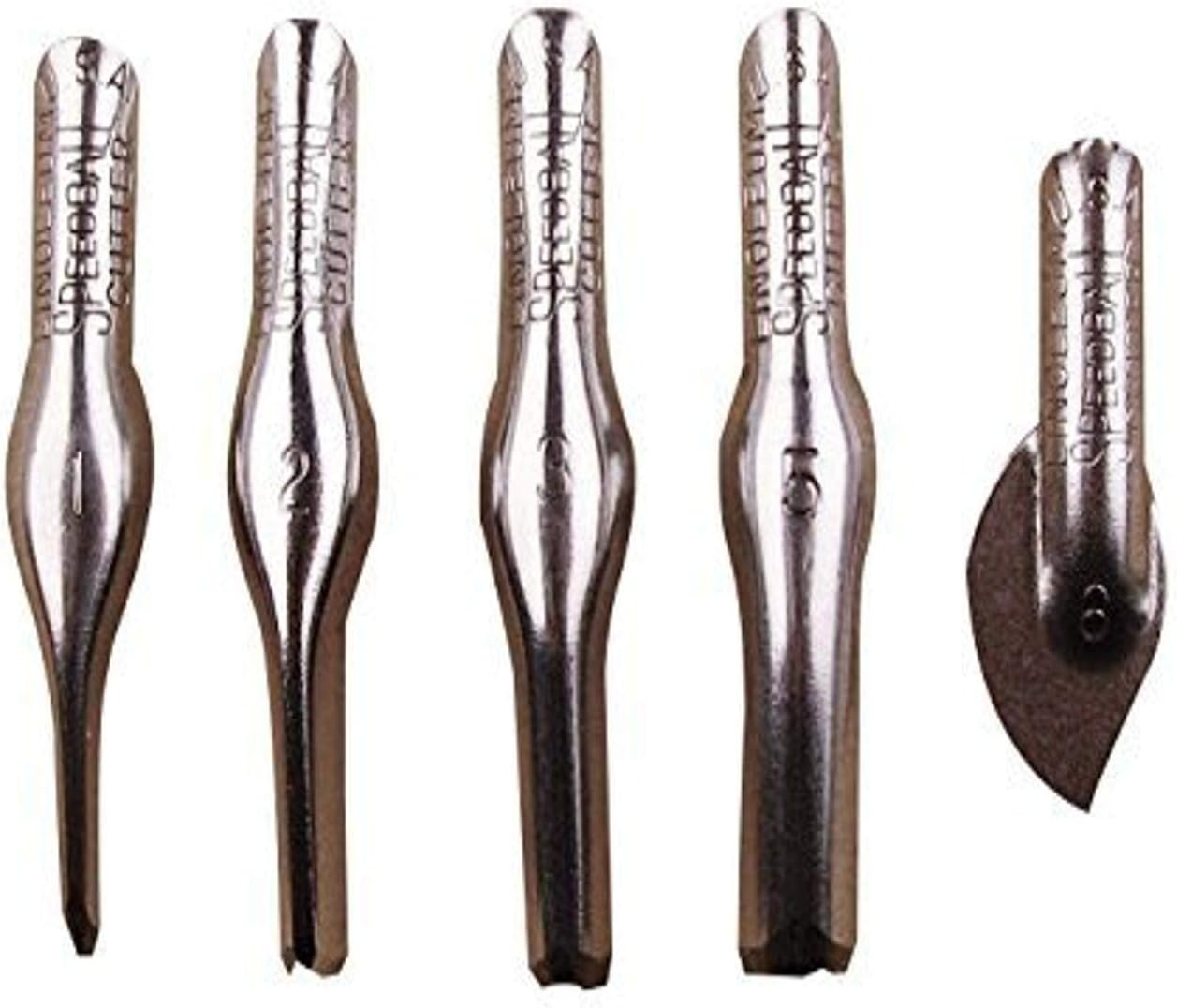 Speedball Art Products Speedball Cutter 5-Piece Set, Assorted - Precision Cutting and Durability, User-Friendly Design - Ideal for Linoleum Printing and Wood Carving