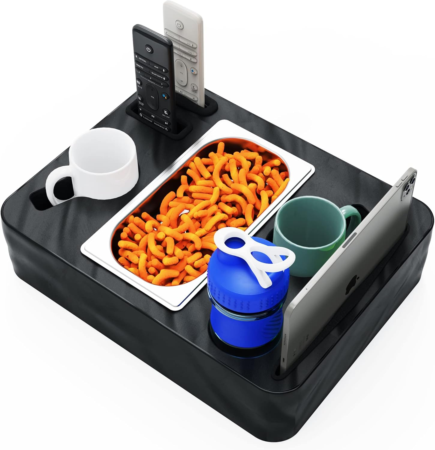 Sofa Buddy - Convenient Couch Cup Holder, Couch Caddy, Sofa Cup Holder. the Perfect Couch Accessory, GREY