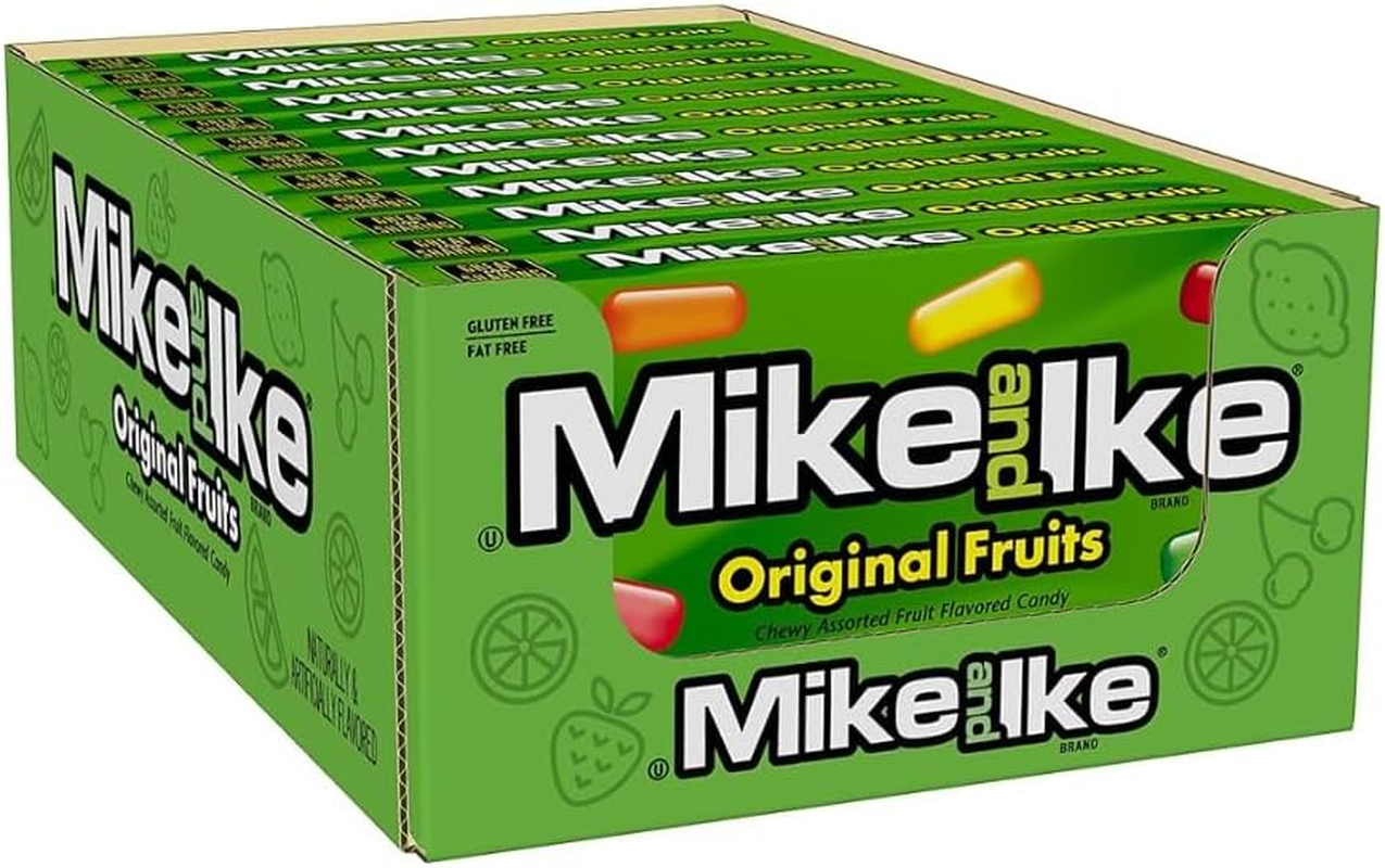 Mike & Ike Original Fruits Theater Box 120G (Pack of 12)