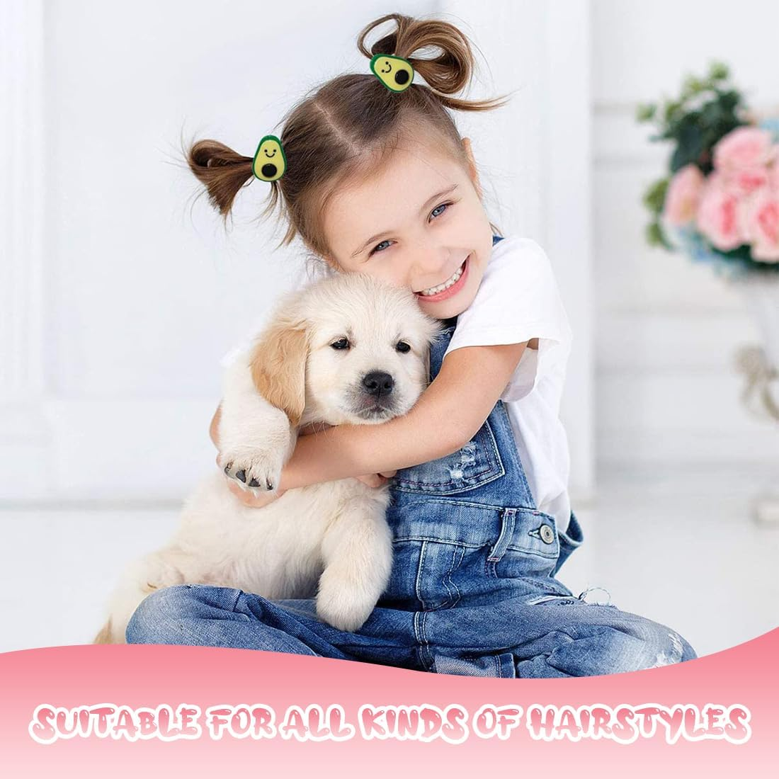 ROKZELT Pack of 100 Girls Colourful Soft Nylon Hair Bobbles for Girls Children Mini Hair Bobbles Colourful Small Baby Hair Bobbles for Children image number 2