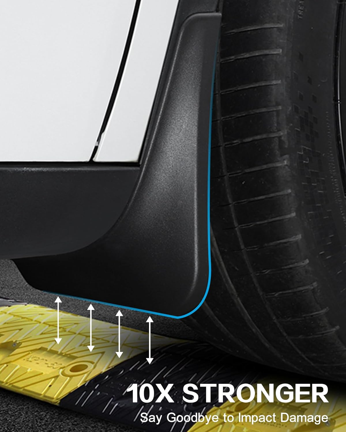 Mud Flaps Splash Guards for Tesla Model Y Juniper 2026-2025, No Drilling Required, Mudguard Fender for 2025 New Model Y Mudflaps Tire Protector Exterior Accessories (Model Y Juniper 2025-2026) image number 3