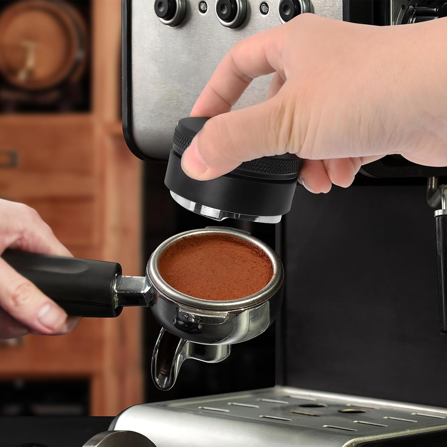 XBOGO 53Mm Coffee Distributor, Espresso Distribution Tool, Coffee Leveler Compatible with Breville 54Mm Portafilter- Professional Espresso Distributor Leveler Tool image number 6