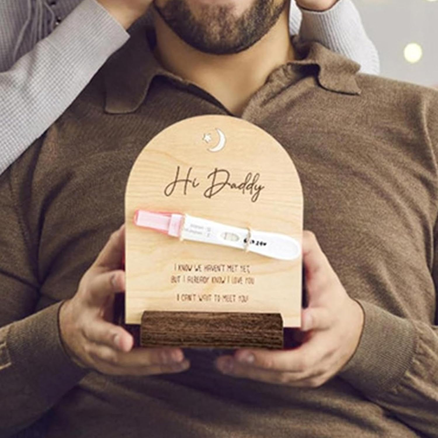 Pregnancy Reveal to Husband | Baby Surprise Announcement Ideas,Creative Pregnancy Announcement for Dad to Be, Cute Baby Announcement Ideas image number 1