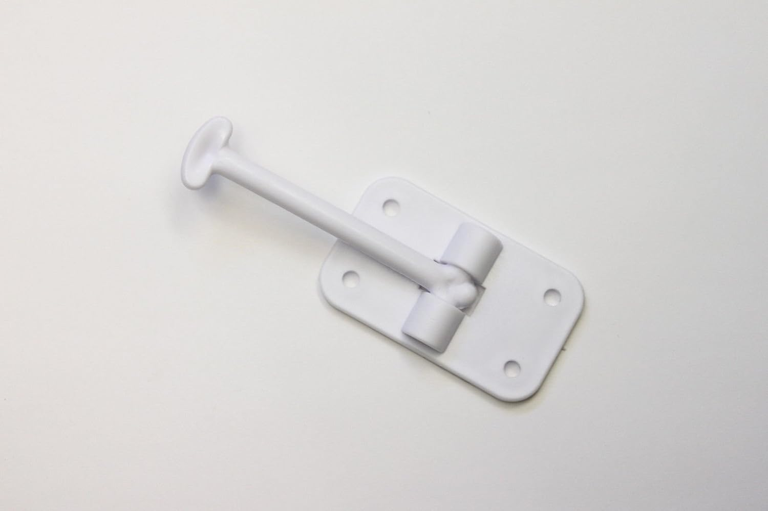 2 Pack: RV T-Style Door Holder Catch 3-1/2 for Latch Holder Camper Trailer Cargo Hatch White image number 5