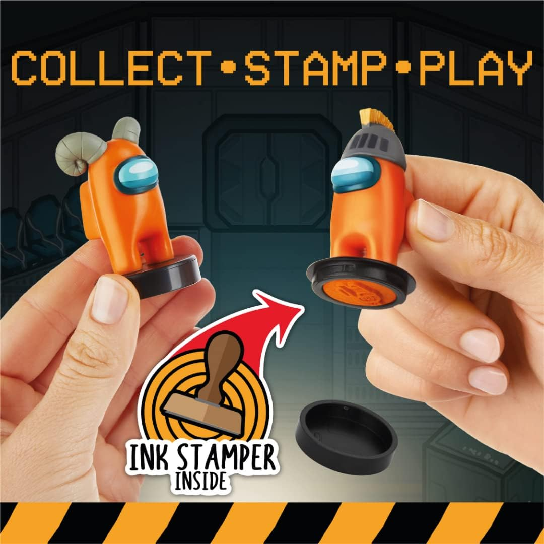Among Us Series 2 Crewmate Stamper Figures 12-Pack Deluxe Box image number 2