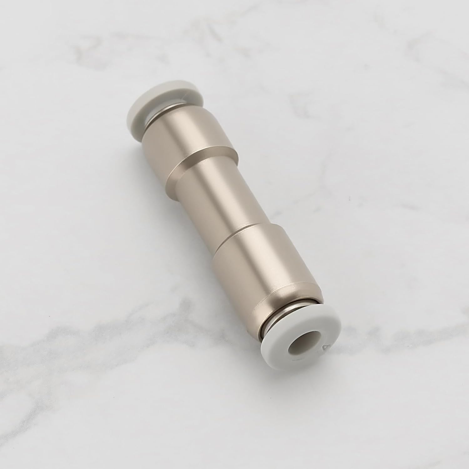 Emsea 2PCS Pneumatic One-Way Check Valve Inner Diameter 4Mm 9.9X39.2Mm Nickel-Plated Brass Compressed Air Connector for Vacuum Air Compressor Pump image number 2