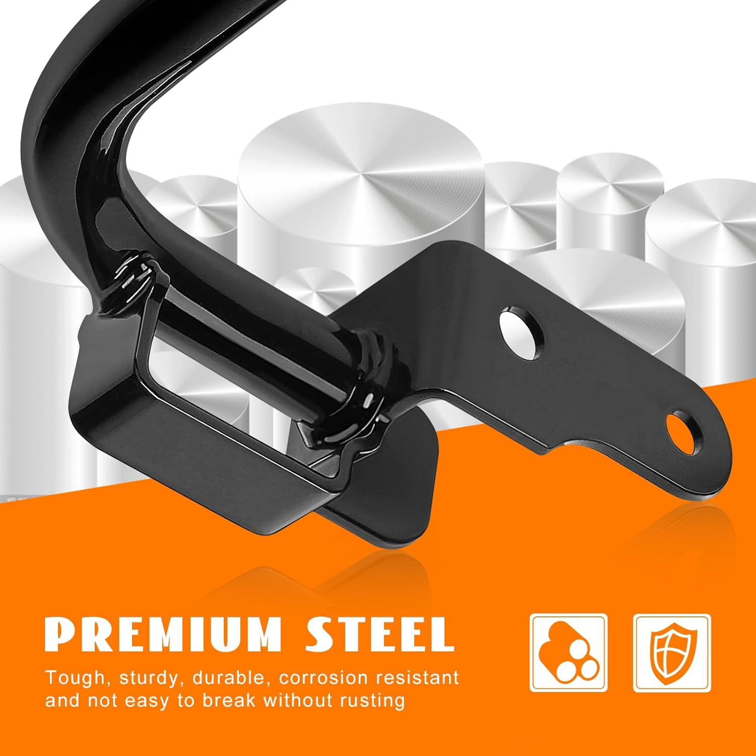 Saddlebag Guards Crash Bars Tip-Over Bar Rails Rear Saddlebag Support Bracket Protection Kit for Harley Touring Road King Street/Road/Electra Glide Ultra Classic Ultra Limited 2014-2025 image number 5