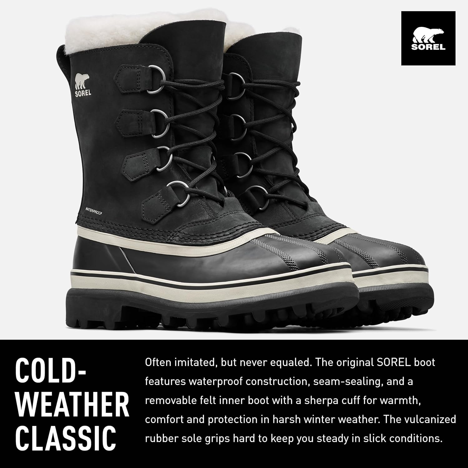 SOREL Women'S Caribou Waterproof Boot image number 4