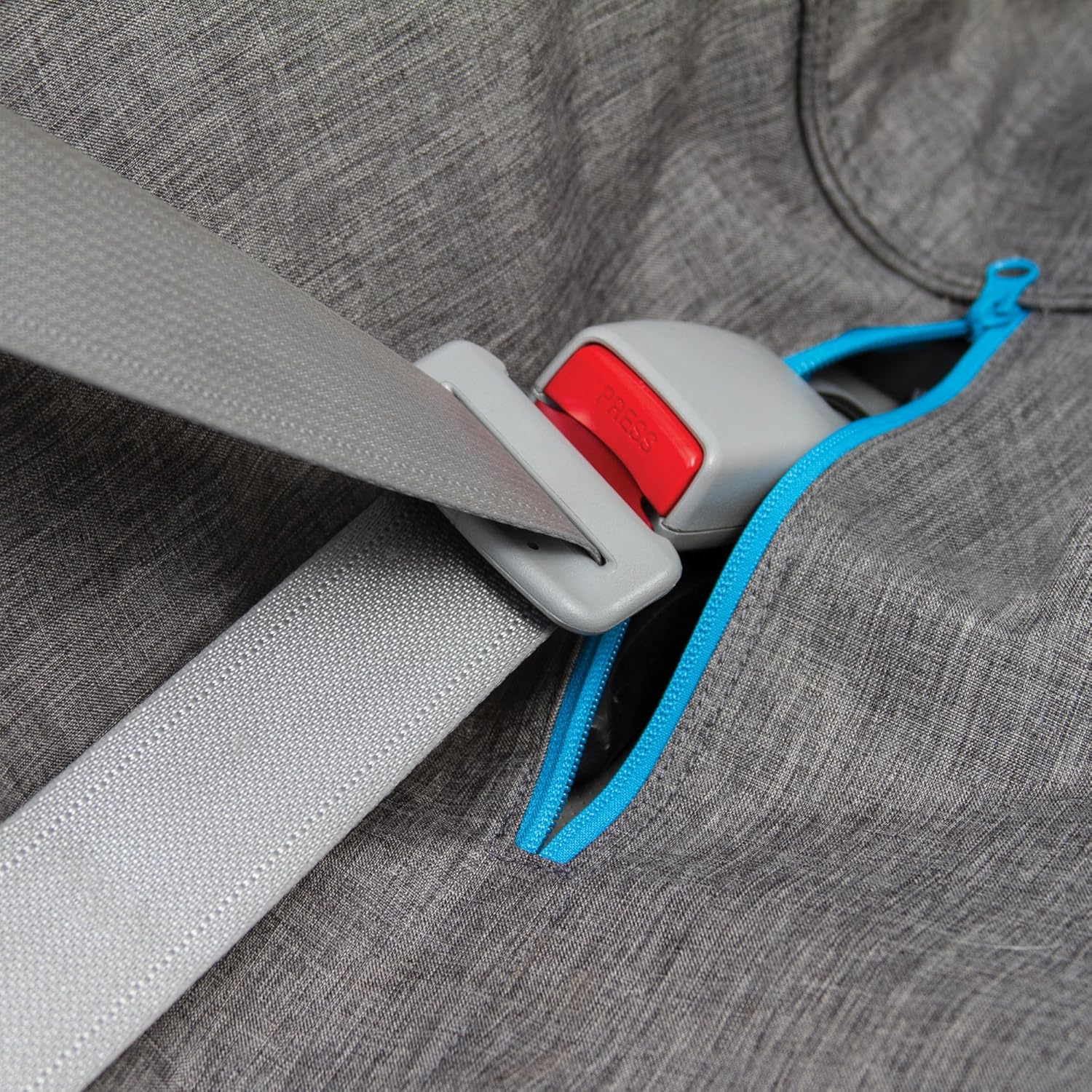 Kurgo Dog Seat Cover No Slip | Nonslip Car Bench Seat Covers for Pets | Dog Back Seat Cover Protector | No Slip Grip Bench Seat Cover (Heather Charcoal Grey, 55")