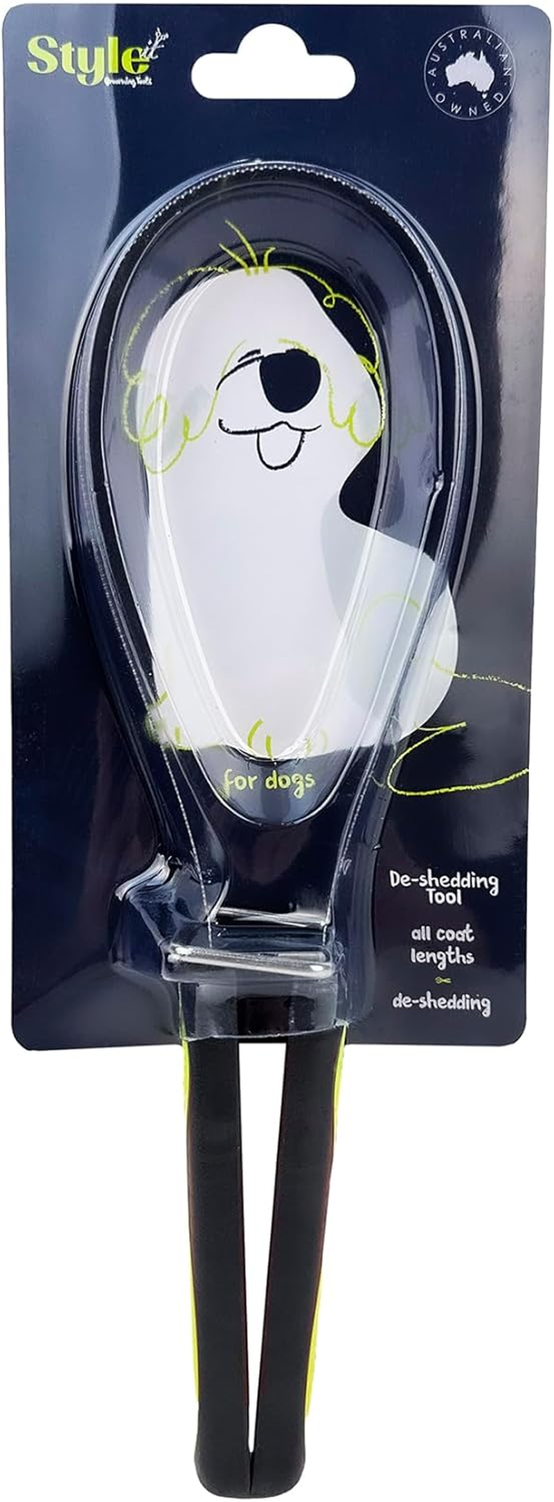 Style It Dog Grooming De-Shedding Tool - De-Tangling Edge Comb, Effectively Eliminates Loose Hair, Promotes a Healthy Coat image number 3