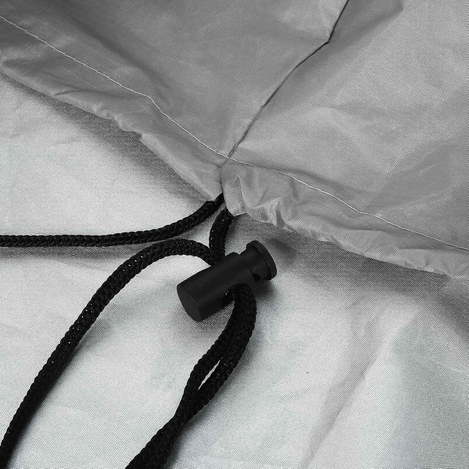 Sandbox Cover, Hexagon Sandpit Cover, Sandpit Cover Hexagon, Waterproofing Poolcover with Drawstring - Black image number 3