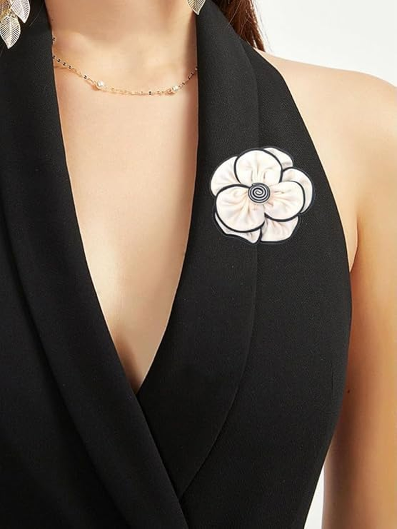 3D Camellia, DIY Headwear, Chest Flower, Shoes, Hats, Clothing Accessories image number 5