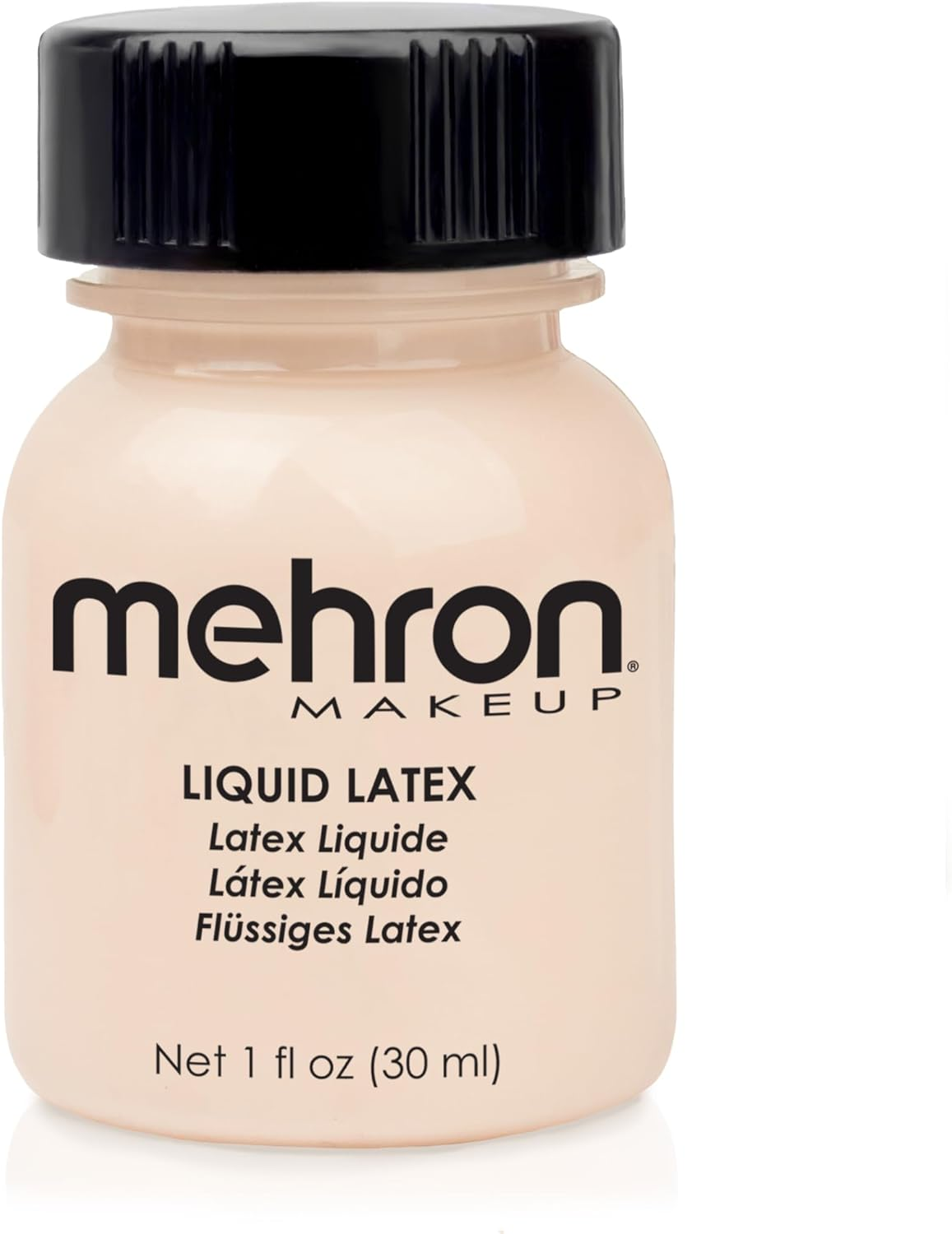 Mehron Makeup Liquid Latex | SFX Makeup | Halloween | Latex Glue for Skin | Prosthetic Glue 1 Fl Oz (30 Ml) (Light Flesh) - 30 G (Pack Of 1), Bright Red image number 4