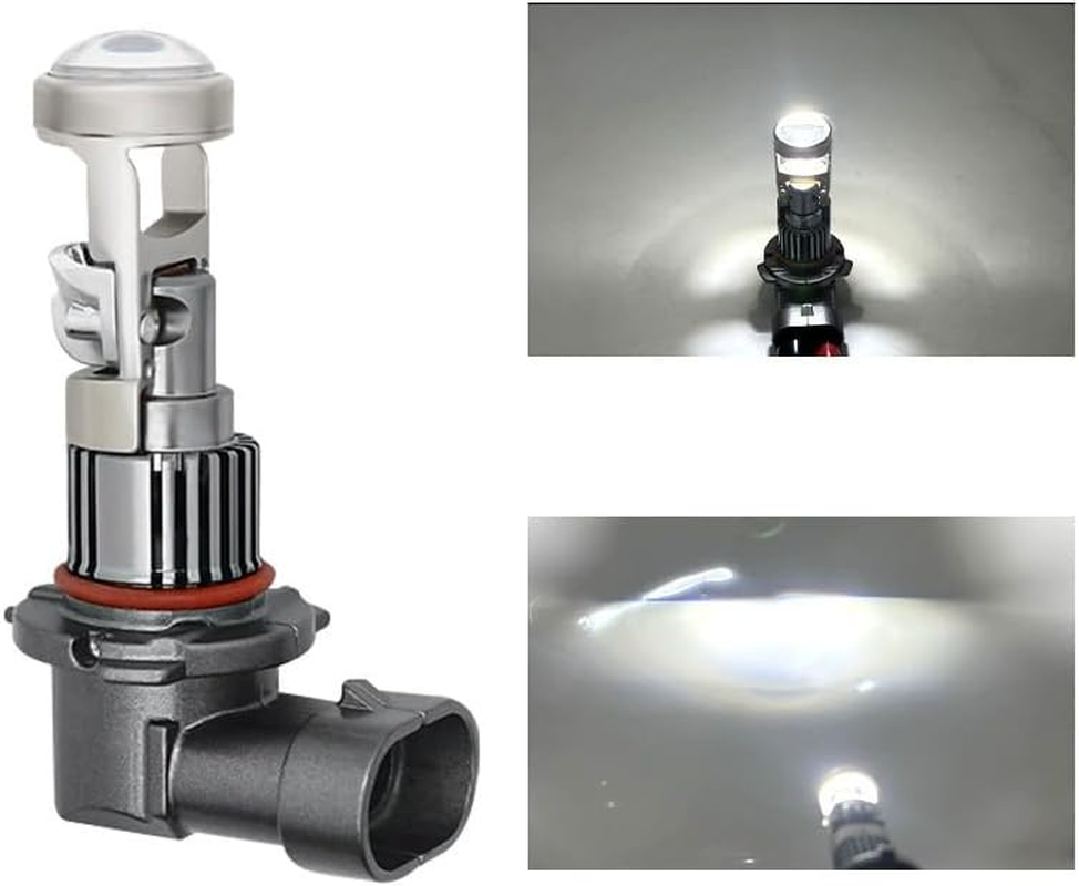 9006 HB4 LED Fog Light Bulbs, 6000LM 6500K Super Bright Led Projector Lens Lamp, 60W Low Beam Headligh, Conversion Kit Cooling Fan 12000 RPM, for Car Truck SUV, IP68 Plug Play, Pack of 2 (9006 HB4) - 9005 Hb3 image number 6
