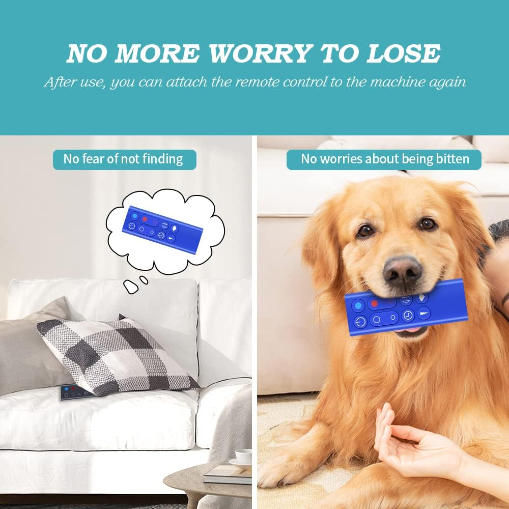 PZL New 967197-13 Replacement for Dyson Pure Hot+Cool Fan Purifying Heater Remote Control HP00 HP01 (Blue) image number 1