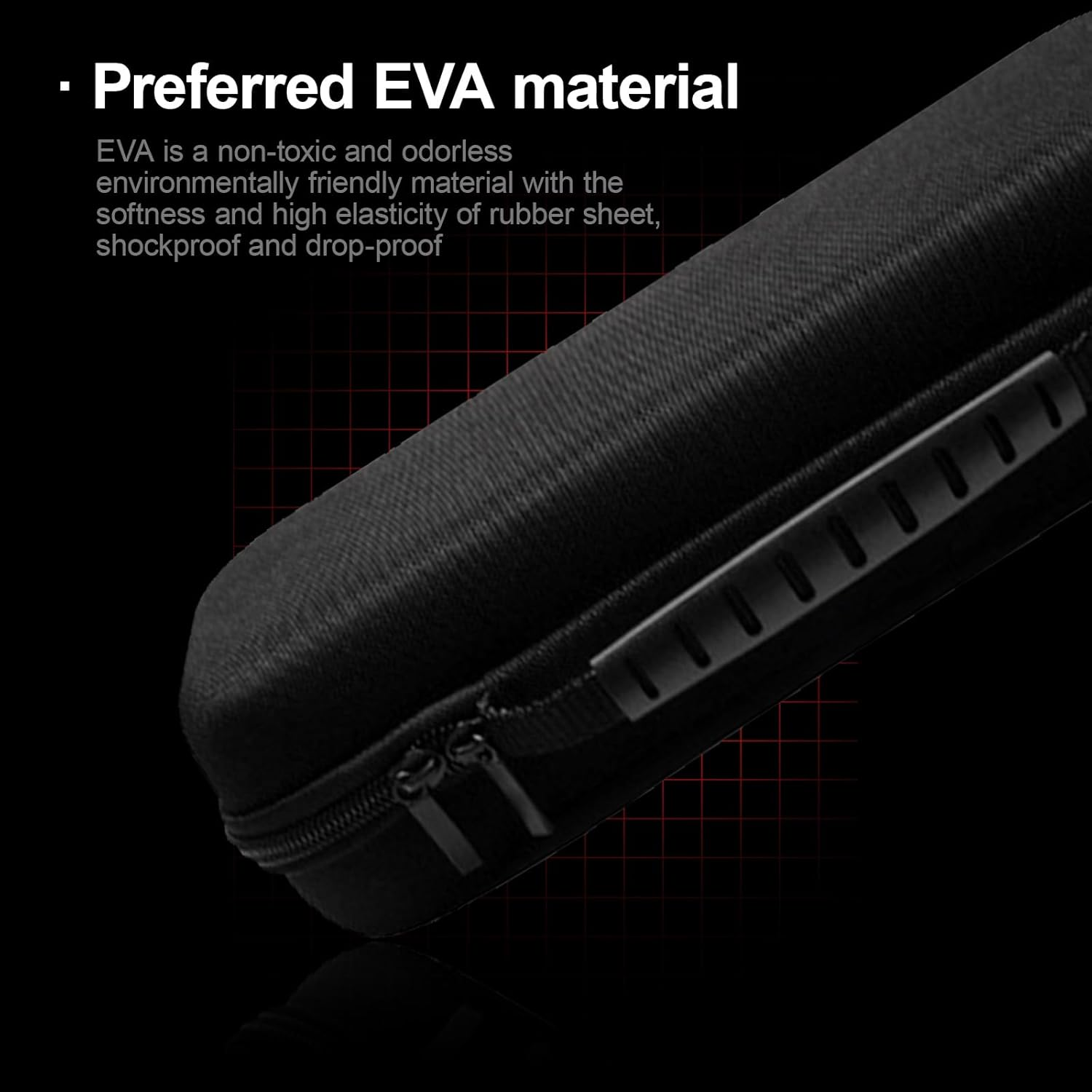 LEZOOY Switch 2 2025 Hard Shell Portable Protective Case Large Capacity Accessory Bag Switch 2 Travel Protective Case with 10 Game Card Slots and Console and Accessory Storage Bag Black image number 6