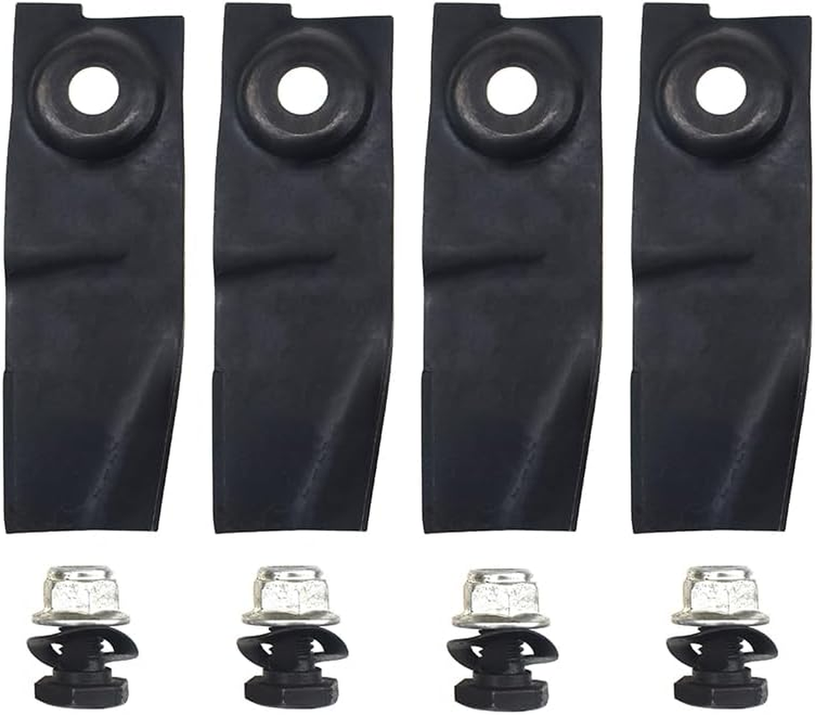 2 Pairs Blade Fit for 19" Masport & Morrison Mower 783310 783529 S18 486 ST 3N'1 18"&19" Series S19 President 4000 AL Combo President Series Lawn Mowers image number 2