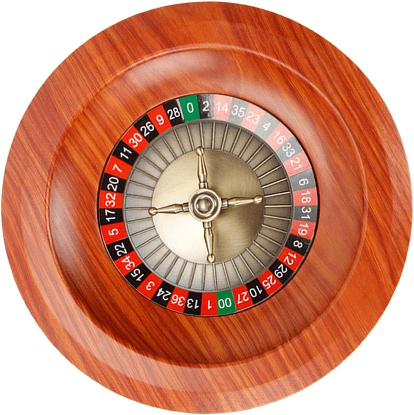 Kowaku Roulette Wheel Turntable Table Games, 12'' Rotating Game Wheel for Festival image number 1
