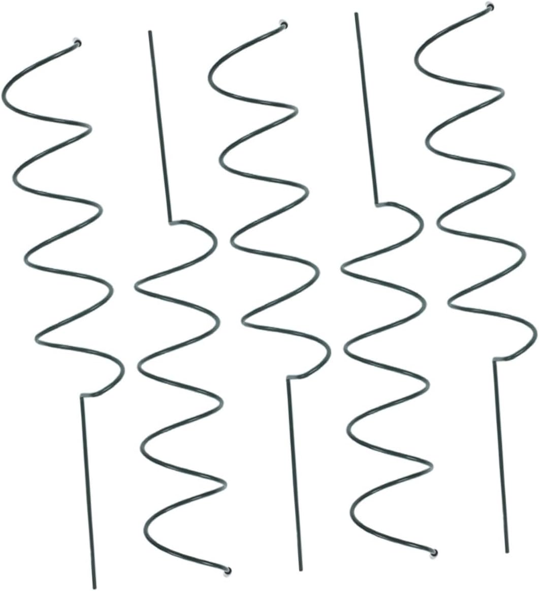 5Pcs Spiral Plant Stand Supports Climbing Plant Stake Wire Trellis Outdoor Use Lily Garden Stands image number 6