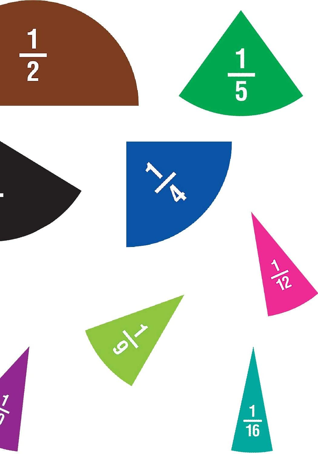 Teacher Created Resources Fraction Circles Magnetic Accents (77244) image number 1