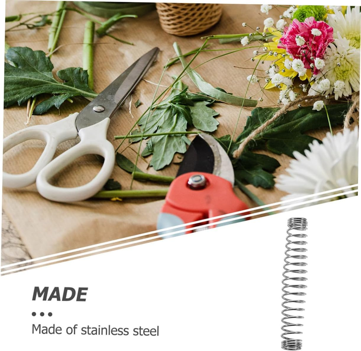 Sosoport 50Pcs Gardening Scissors Pruning Shears for Thick Branches Hedge Trimmer Compression Spring Gardeners Supply Tool for Shrub Trimming image number 3