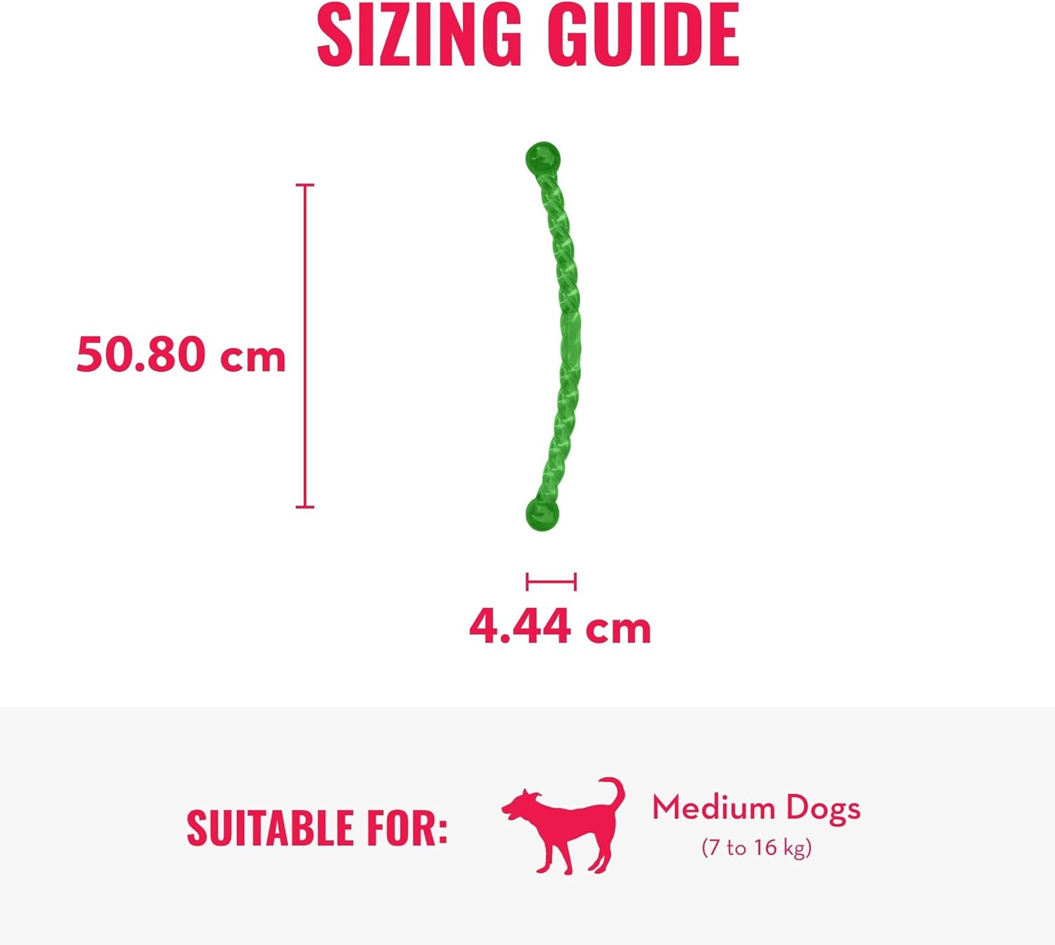 KONG - Safestix - Strong and Flexible Dog Fetch Toy with Safe, Durable Materials - for Medium Dogs image number 5