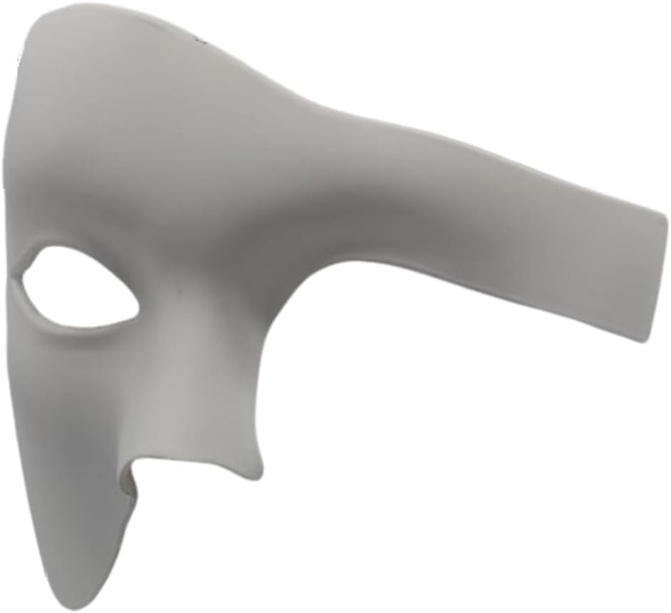 Phantom of the Opera Inspired Half Face Mask, Lightweight & Comfortable, Perfect for Masquerades & Events