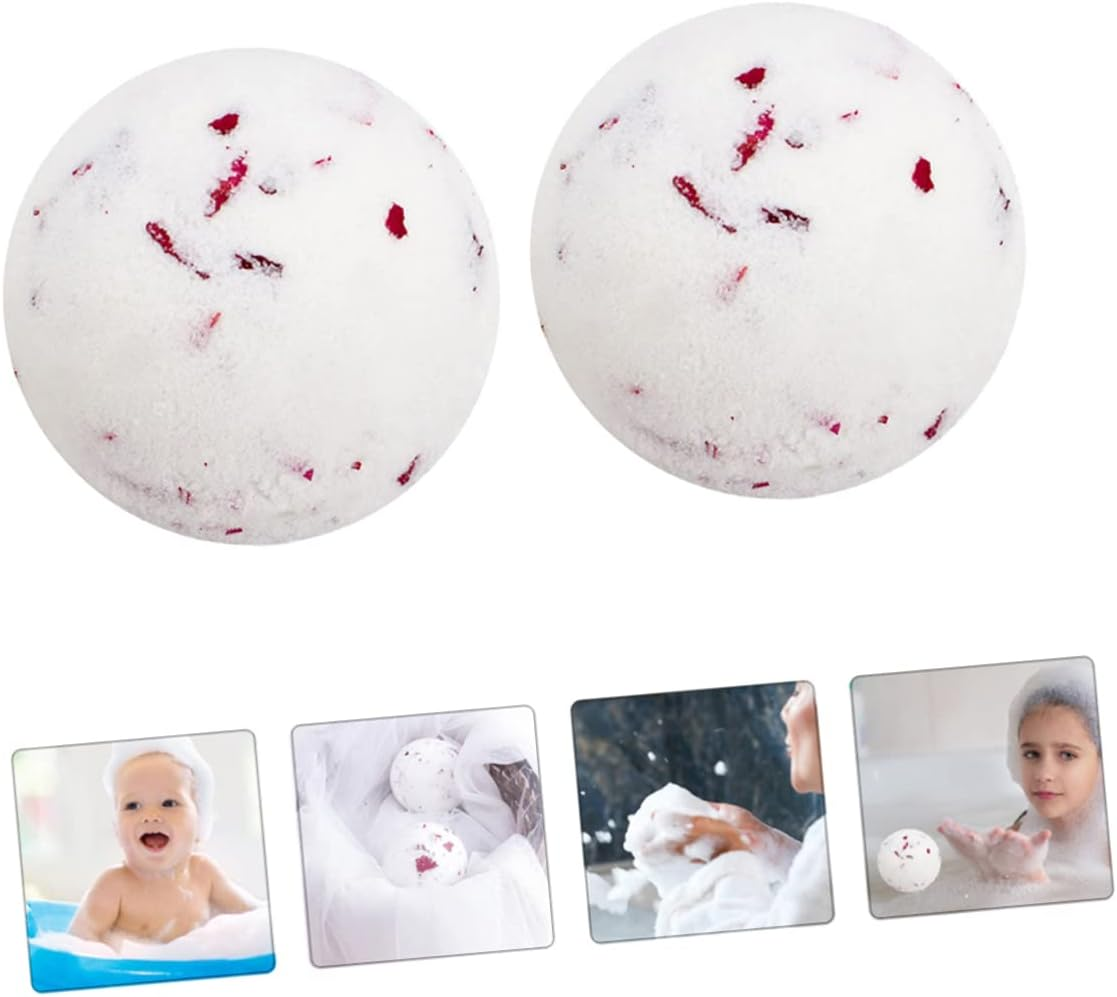 WRITWAA 2Pcs Essential Oil Bath Balls Nourishing Shower Steamer for Skin Hydration Relaxation for Women Mothers Birthdays Special Occasions image number 1