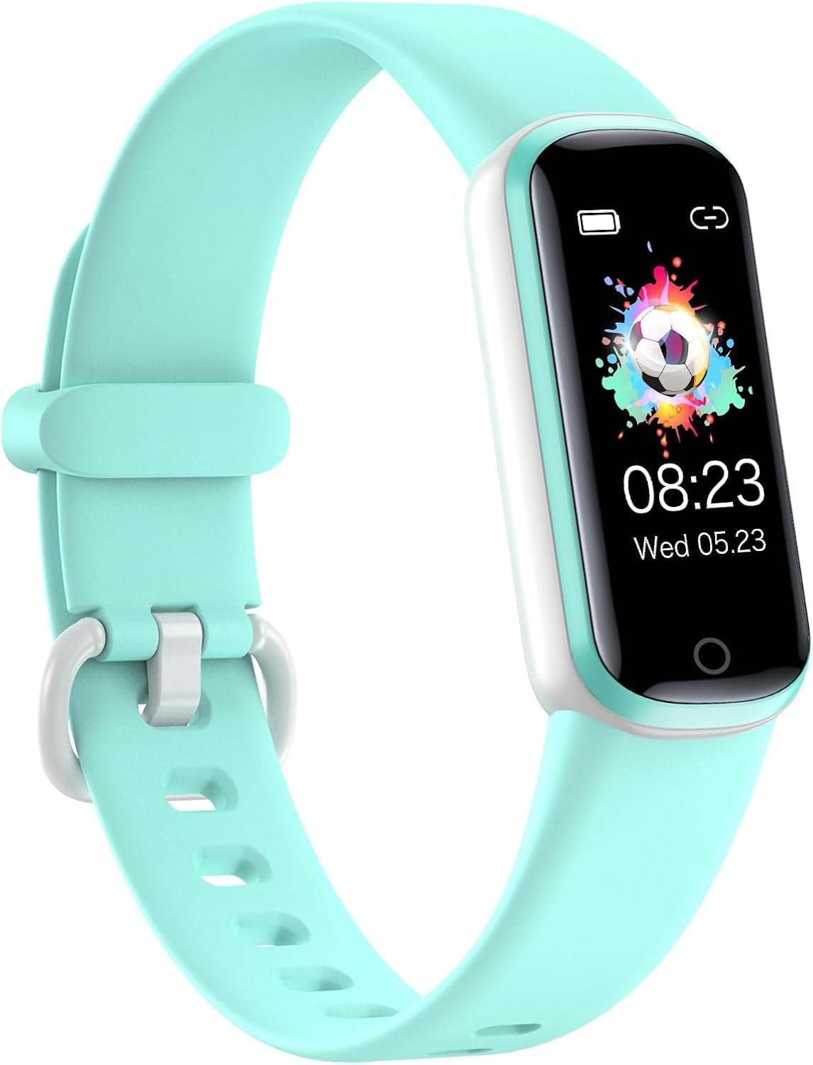 ZONEY Kids Fitness Tracker, Activity Tracker with HR Sleep Monitor,11 Sport Modes Kids Smart Watch with Alarm Clock and Reminder, Step Calories Counter, IP68 Waterproof (Black)