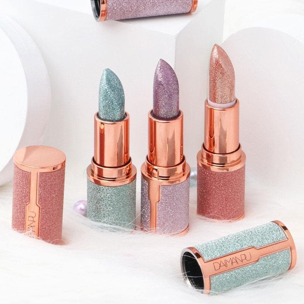 Glitter Star Lipstick Nourishing Moisturizer Sparkling Lipstick Long Lasting Waterproof Cosmetic Makeup Labiales Lipstick Makeup