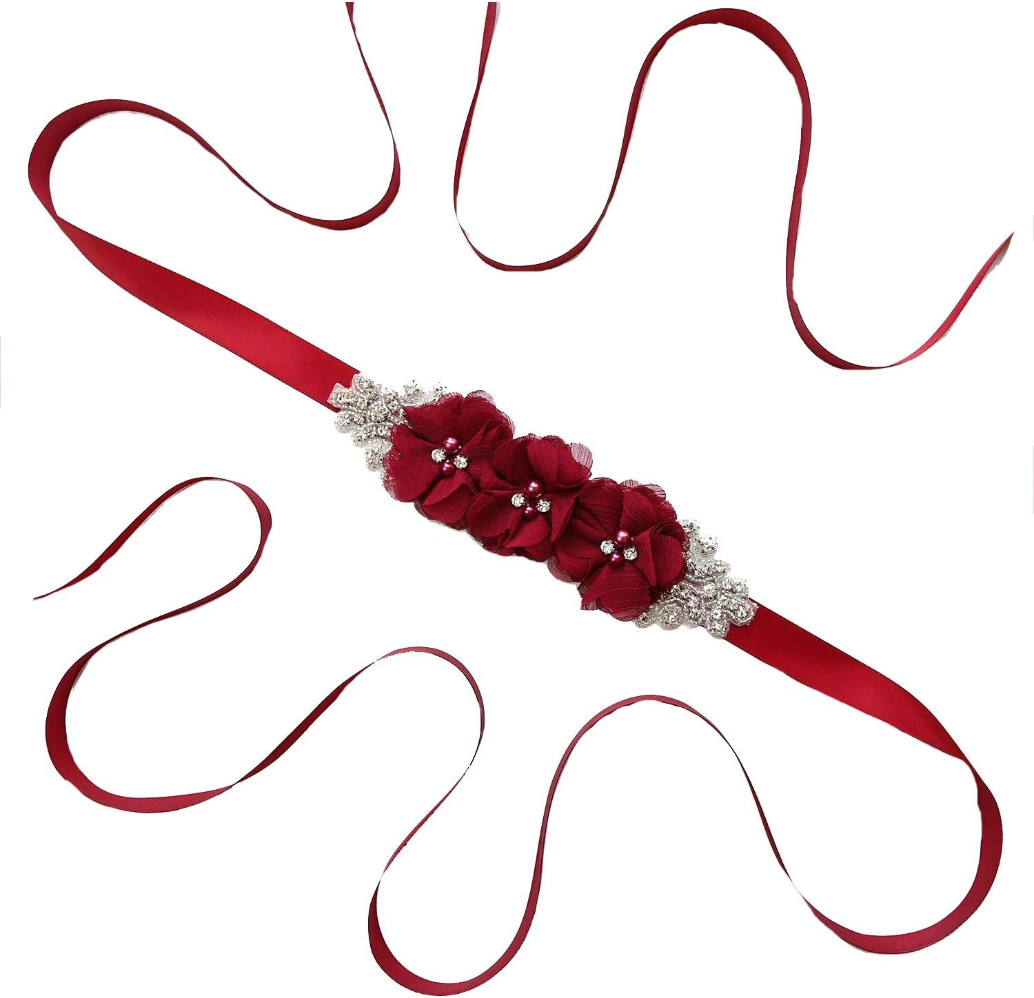 Bridesmaid and Flower Girls Sash Belt Bridal Wedding Maternity Baby Shower Sash