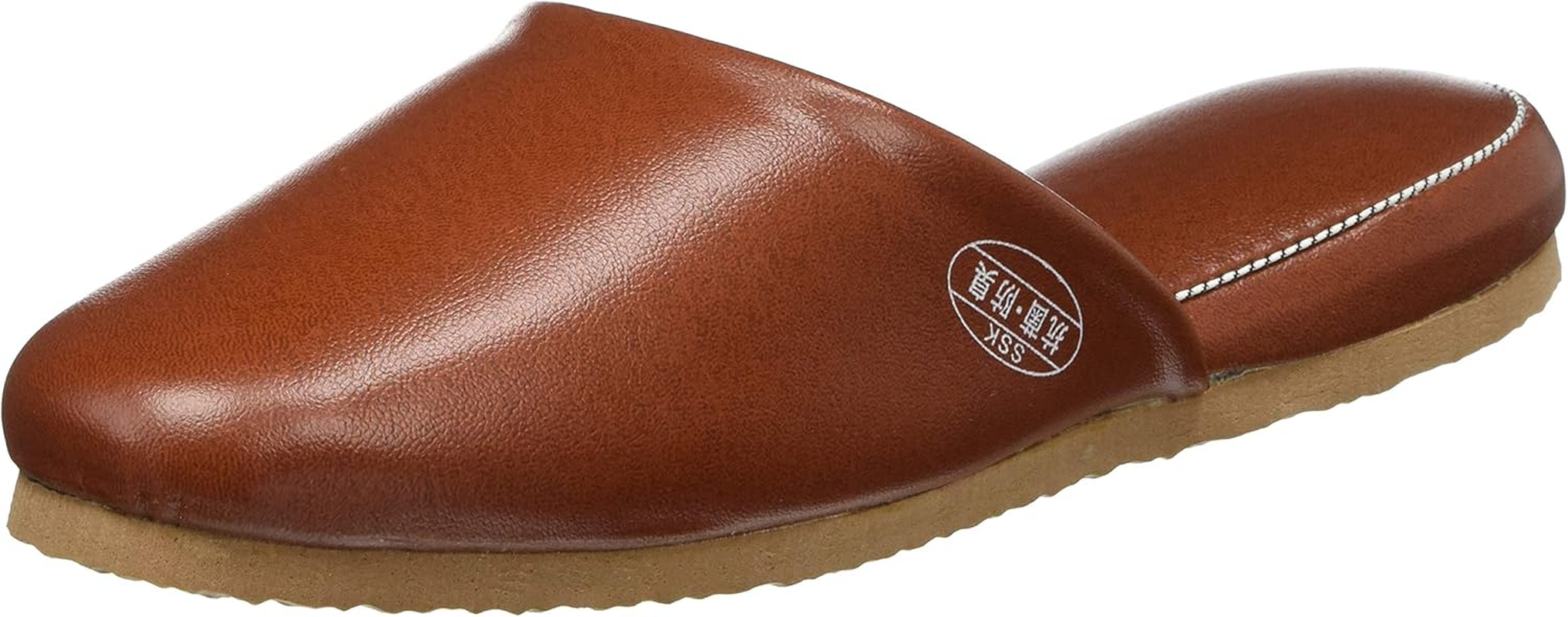 Endoshoji SSK-5202 Professional Antibacterial Slippers, Medium, Brown, Anlin PVC, Bottom EVA Sponge, Made in Japan image number 2