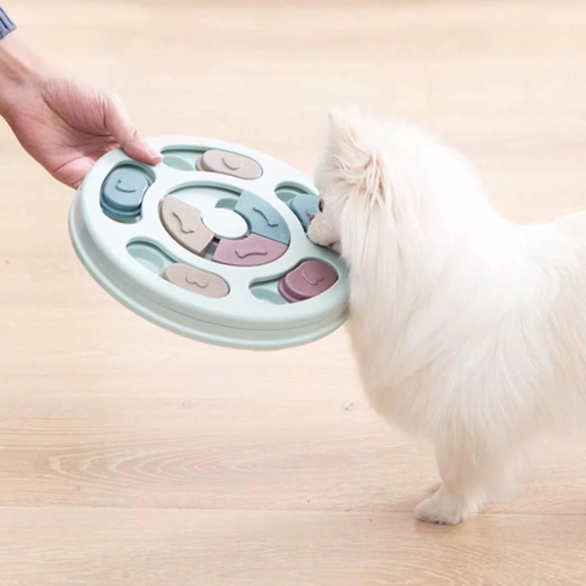 CENPEK Dog Puzzle Game Feeder Dog Game Education Intelligence Dog Puzzle Game Dog Game with Non-Slip Slow Feeder Puzzle Bowl for Puppies Pets image number 6