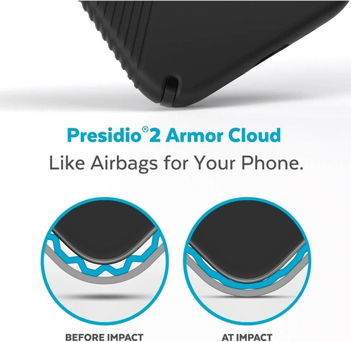 Speck Iphone 14 Presidio Grip Case, Black image number 5