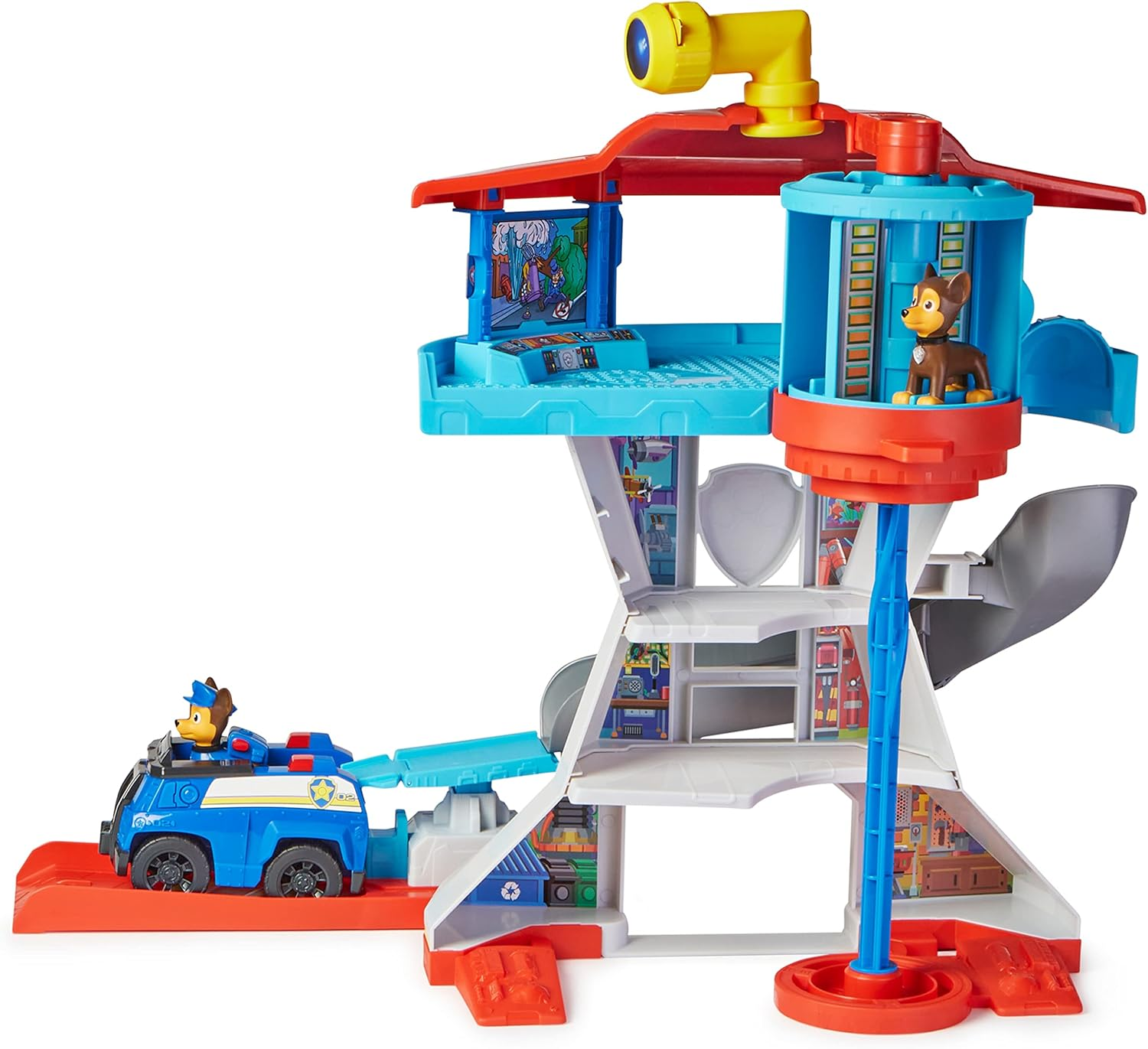 PAW PATROL PAW Patrol Lookout Tower Playset with Toy Car Launcher, 2 Chase Action Figures, Chase&rsquo;S Police Cruiser and Accessories, Kids Toys for Ages 3 and up 6065500 image number 6
