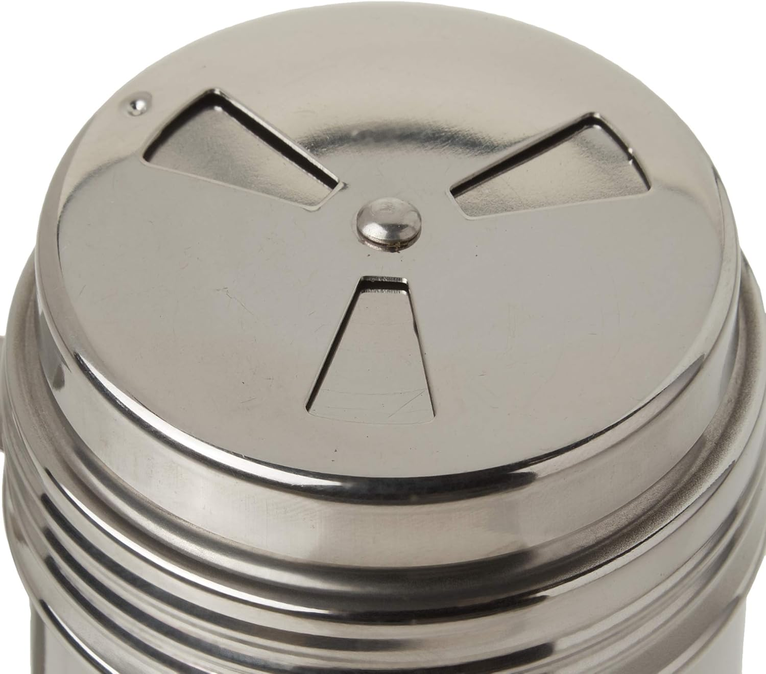 Tablecraft, 10 Oz, Silver Stainless Steel Dry Rub Shaker with Handle, 10-Ounce image number 3