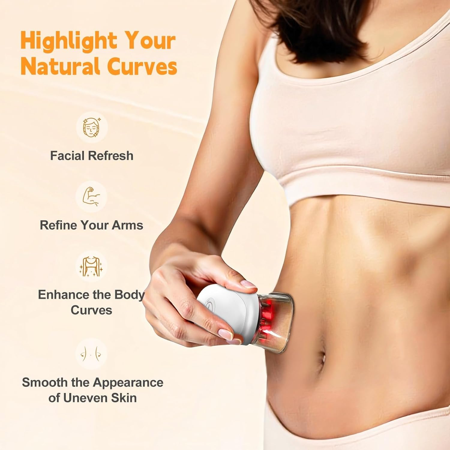 Cotsoco 3-In-1 Body Sculpting Machine - Cellulite Remover Massager for Stomach, Arms, Legs, Lymph Drainage Massage & Skin Firm Tool at Home for Women image number 1