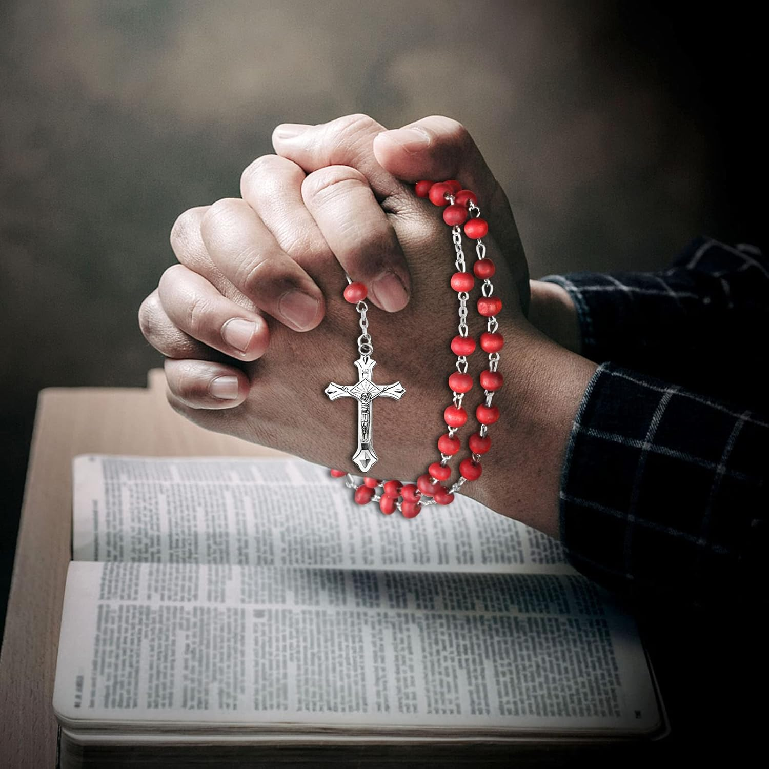 Brilucky Rosary Beads Bulk for Baptism Favors image number 6